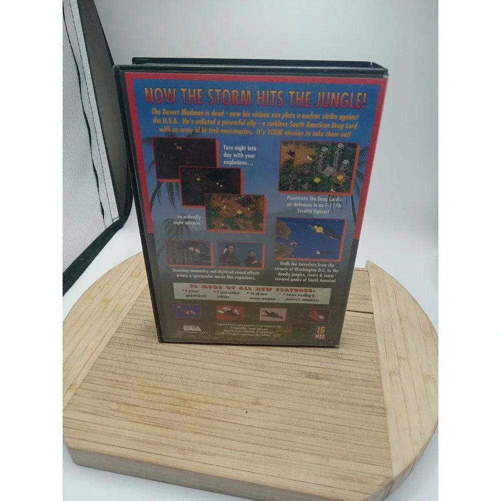 SEGA Genesis Jungle Strike The Sequel to Desert Strike No MANUAL‎